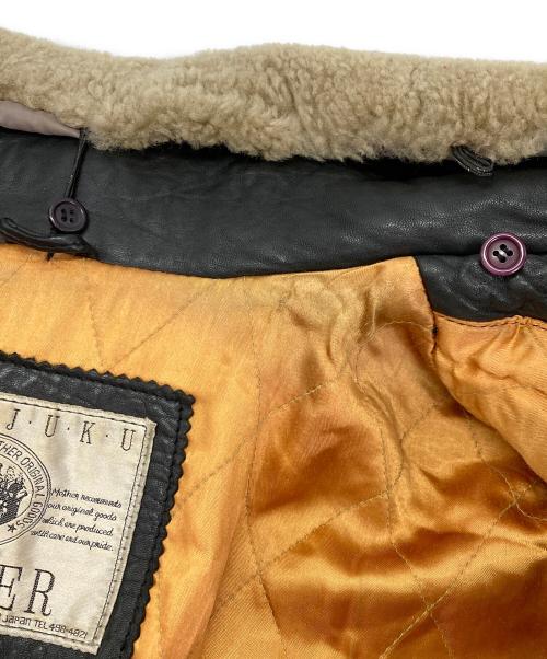 HARAJUKU MOTHER（ハラジュクマザー）HARAJUKU MOTHER (ハラジュクマザー) レザージャケット ブラック サイズ:Lの古着・服飾アイテム