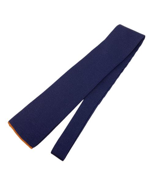 HERMES（エルメス）HERMES (エルメス) シルクニットタイ ネイビー サイズ:無しの古着・服飾アイテム