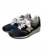 NEW BALANCEニューバランス）の古着「ローカットスニーカー」｜ネイビー