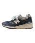 NEW BALANCE (ニューバランス) ローカットスニーカー ネイビー サイズ:26.5：15000円