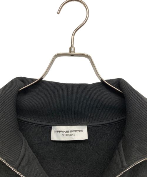 MARINE SERRE（マリーンセル）marine serre (マリーンセル) Half-Zip Sweater ブラック サイズ:Lの古着・服飾アイテム