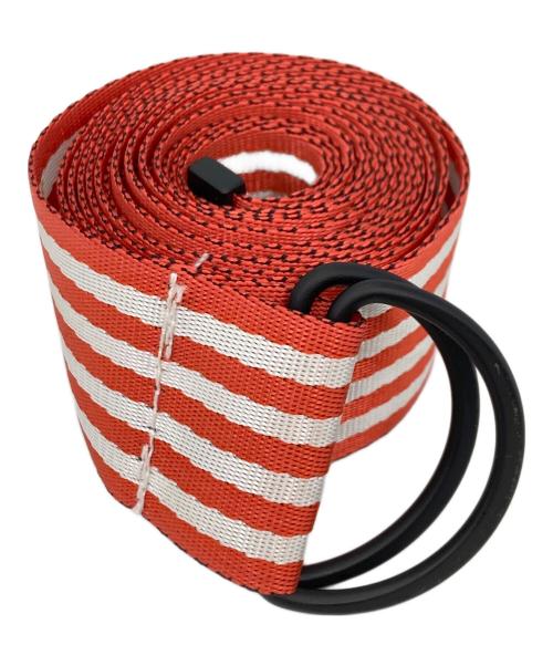 BOTTER（ボッター）BOTTER (ボッター) ストライプベルト レッドの古着・服飾アイテム