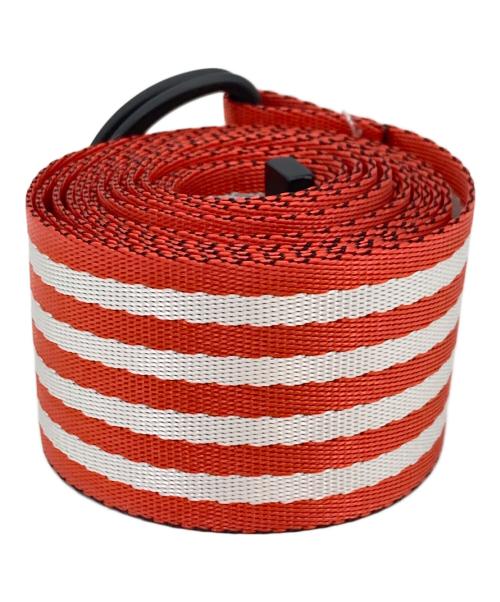 BOTTER（ボッター）BOTTER (ボッター) ストライプベルト レッドの古着・服飾アイテム