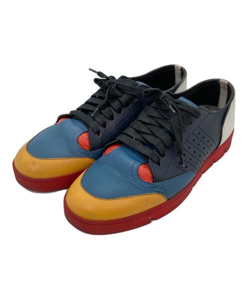 LOEWE（ロエベ）LOEWE (ロエベ) アナグラムレザースニーカー マルチカラー サイズ:40の古着・服飾アイテム