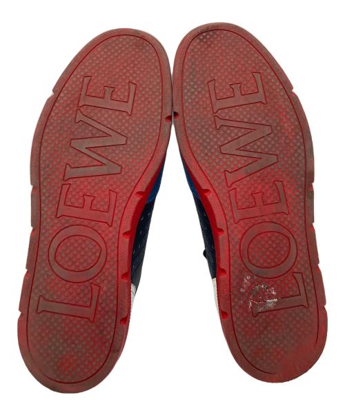 LOEWE（ロエベ）LOEWE (ロエベ) アナグラムレザースニーカー マルチカラー サイズ:40の古着・服飾アイテム