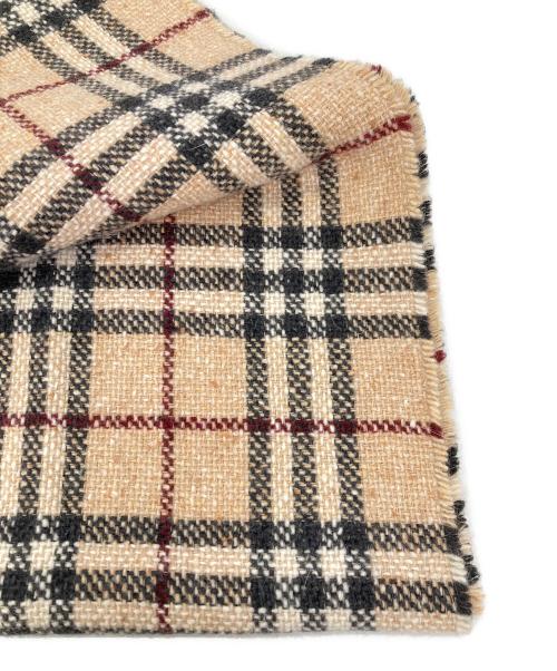 BURBERRY LONDON（バーバリーロンドン）BURBERRY LONDON (バーバリーロンドン) カシミヤ混ノバチェックマフラー ベージュの古着・服飾アイテム