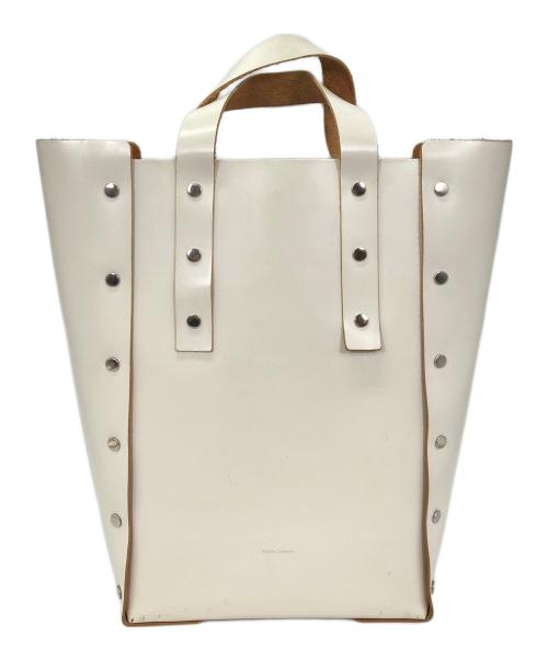 HENDER SCHEME（エンダースキーマ）HENDER SCHEME (エンダースキーマ) assemble hand bag ホワイトの古着・服飾アイテム