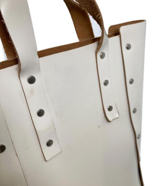 HENDER SCHEME（エンダースキーマ）HENDER SCHEME (エンダースキーマ) assemble hand bag ホワイトの古着・服飾アイテム