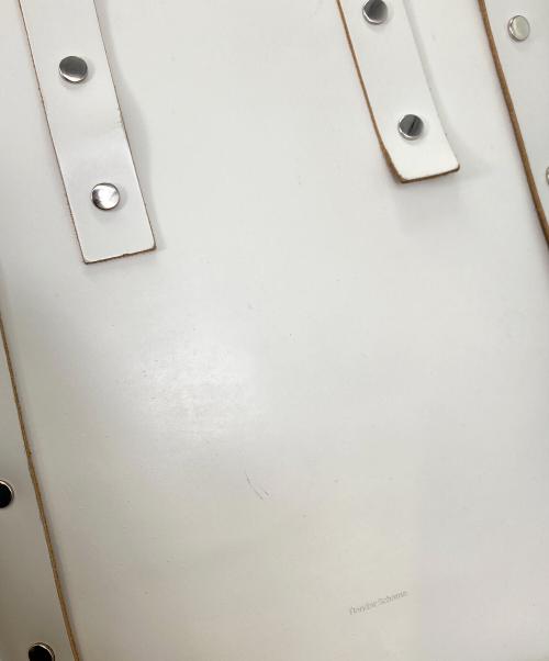 HENDER SCHEME（エンダースキーマ）HENDER SCHEME (エンダースキーマ) assemble hand bag ホワイトの古着・服飾アイテム