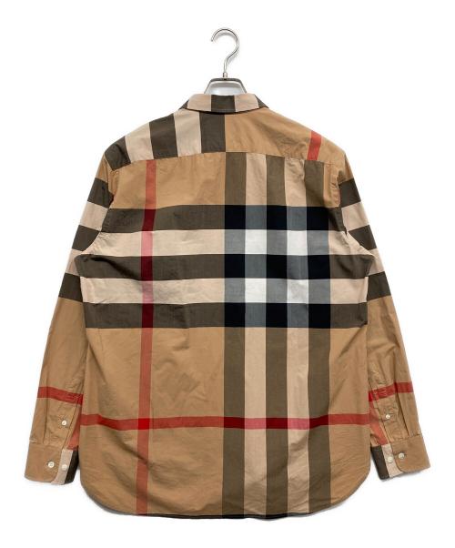 BURBERRY（バーバリー）BURBERRY (バーバリー) WINDSOR シャツ ブラウン サイズ:XLの古着・服飾アイテム