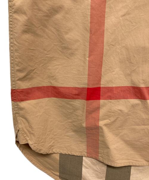 BURBERRY（バーバリー）BURBERRY (バーバリー) WINDSOR シャツ ブラウン サイズ:XLの古着・服飾アイテム
