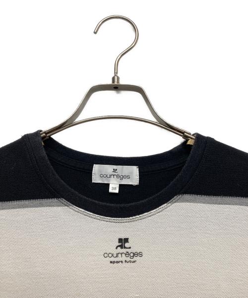 courreges（クレージュ）courreges (クレージュ) Tシャツ ブラック サイズ:38の古着・服飾アイテム