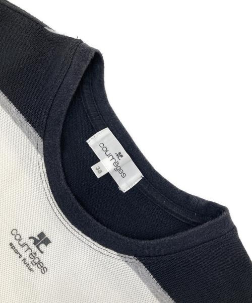 courreges（クレージュ）courreges (クレージュ) Tシャツ ブラック サイズ:38の古着・服飾アイテム