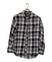 CHAPS（チャップス）の古着「チェックシャツ」｜グレー