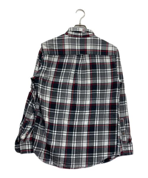 CHAPS（チャップス）CHAPS (チャップス) チェックシャツ グレー サイズ:Sの古着・服飾アイテム