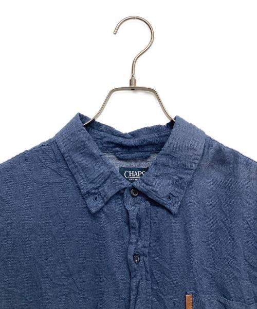 CHAPS（チャップス）CHAPS (チャップス) 長袖シャツ ブルー サイズ:XLの古着・服飾アイテム