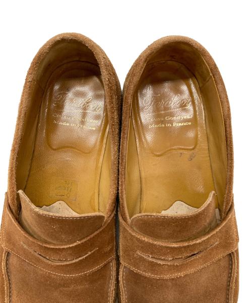 PARABOOT（パラブーツ）PARABOOT (パラブーツ) コインローファー ブラウン サイズ:7.5の古着・服飾アイテム