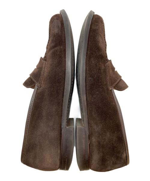 Crockett & Jones（クロケット＆ジョーンズ）Crockett & Jones (クロケット＆ジョーンズ) BOSTON2ローファー ブラウン サイズ:8の古着・服飾アイテム