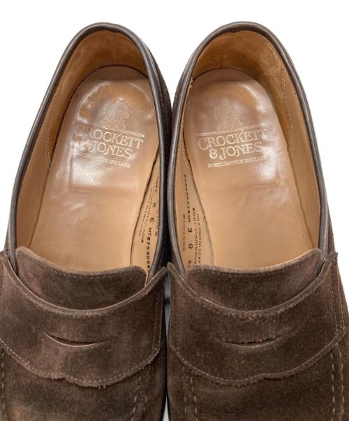 Crockett & Jones（クロケット＆ジョーンズ）Crockett & Jones (クロケット＆ジョーンズ) BOSTON2ローファー ブラウン サイズ:8の古着・服飾アイテム