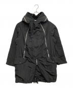 FINAL HOMEファイナルホーム）の古着「ナイロンジップコート」｜ブラック