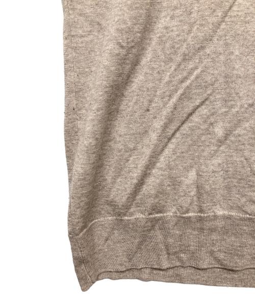 JOHN SMEDLEY（ジョンスメドレー）JOHN SMEDLEY (ジョンスメドレー) Vネックニット ベージュ サイズ:Lの古着・服飾アイテム