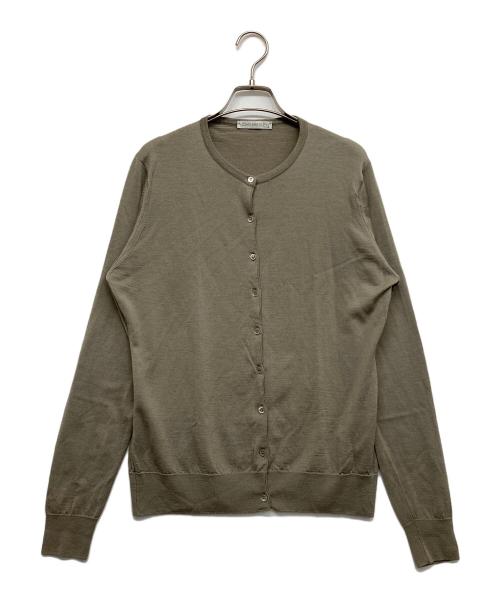 JOHN SMEDLEY（ジョンスメドレー）JOHN SMEDLEY (ジョンスメドレー) ニットカーディガン ブラウン サイズ:XLの古着・服飾アイテム