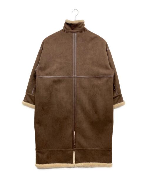 SHIPS（シップス）SHIPS (シップス) フェイクムートンコート ブラウン サイズ:FREEの古着・服飾アイテム