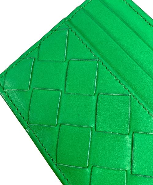 BOTTEGA VENETA（ボッテガベネタ）BOTTEGA VENETA (ボッテガベネタ) イントレチャートカードケース グリーンの古着・服飾アイテム