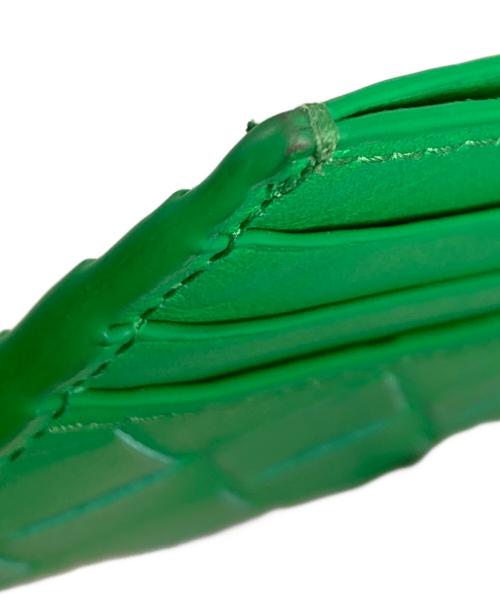 BOTTEGA VENETA（ボッテガベネタ）BOTTEGA VENETA (ボッテガベネタ) イントレチャートカードケース グリーンの古着・服飾アイテム