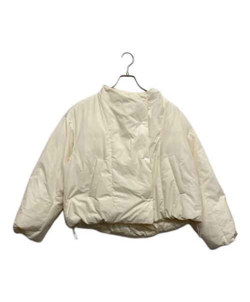 nano・universe（ナノ・ユニバース）nano・universe (ナノ・ユニバース) 西川ダウン (ニシカワダウン) ハイネックショートジャケット ホワイト サイズ:ｓの古着・服飾アイテム