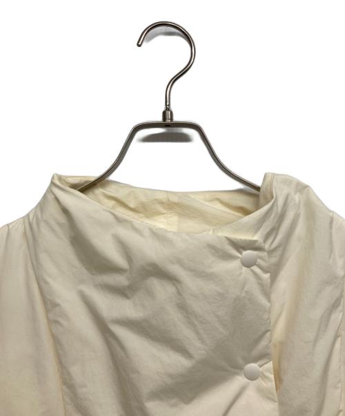 nano・universe（ナノ・ユニバース）nano・universe (ナノ・ユニバース) 西川ダウン (ニシカワダウン) ハイネックショートジャケット ホワイト サイズ:ｓの古着・服飾アイテム