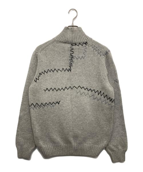 EMPORIO ARMANI（エンポリオ アルマーニ）EMPORIO ARMANI (エンポリオアルマーニ) ハイネックニット グレー サイズ:Ｌの古着・服飾アイテム