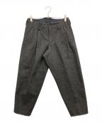 KOLORカラー）の古着「ウールテーパードパンツ」｜グレー