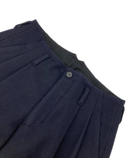 KOLOR（カラー）KOLOR (カラー) ウールテーパードパンツ ブラック サイズ:2の古着・服飾アイテム