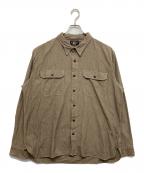 RRLダブルアールエル）の古着「コットンシャツ」｜ブラウン