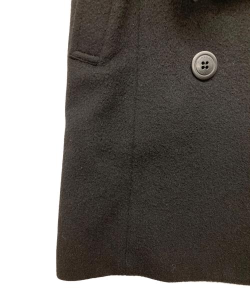 BURBERRY BLUE LABEL（バーバリーロンドンブルーレーベル）BURBERRY BLUE LABEL (バーバリーロンドンブルーレーベル) アンゴラ混コート ブラック サイズ:38の古着・服飾アイテム
