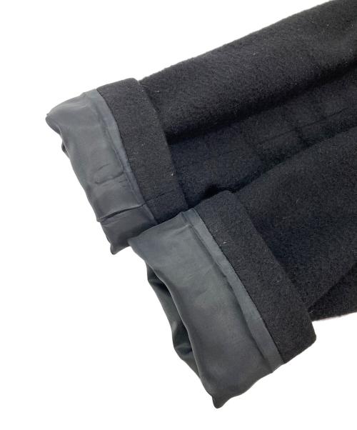 BURBERRY BLUE LABEL（バーバリーロンドンブルーレーベル）BURBERRY BLUE LABEL (バーバリーロンドンブルーレーベル) アンゴラ混コート ブラック サイズ:38の古着・服飾アイテム