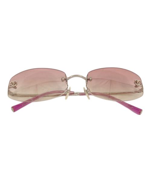 CHANEL（シャネル）CHANEL (シャネル) グラデーションココマーク サングラス パープルの古着・服飾アイテム