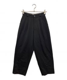 I.S.（アイエス）の古着「タックパンツ」｜ブラック