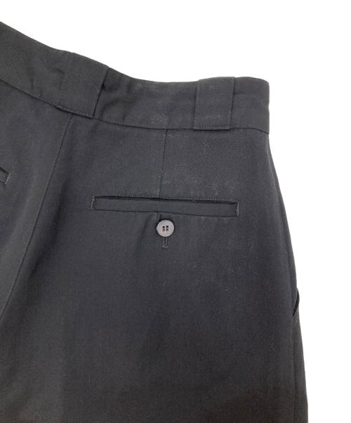 I.S.（アイエス）I.S. (アイエス) タックパンツ ブラック サイズ:9の古着・服飾アイテム