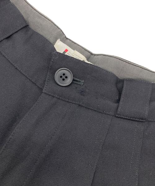 I.S.（アイエス）I.S. (アイエス) タックパンツ ブラック サイズ:9の古着・服飾アイテム