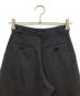 中古・古着 I.S. (アイエス) タックパンツ ブラック サイズ:9：8000円