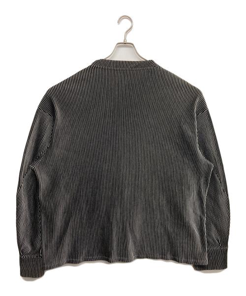 jieda（ジエダ）Jieda (ジエダ) RIPPLE CARDIGAN ブラック サイズ:Mの古着・服飾アイテム