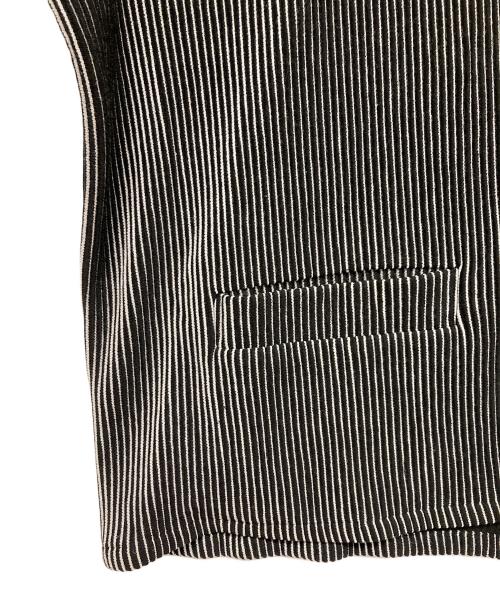 jieda（ジエダ）Jieda (ジエダ) RIPPLE CARDIGAN ブラック サイズ:Mの古着・服飾アイテム