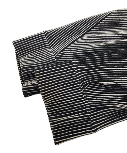 jieda（ジエダ）Jieda (ジエダ) RIPPLE CARDIGAN ブラック サイズ:Mの古着・服飾アイテム