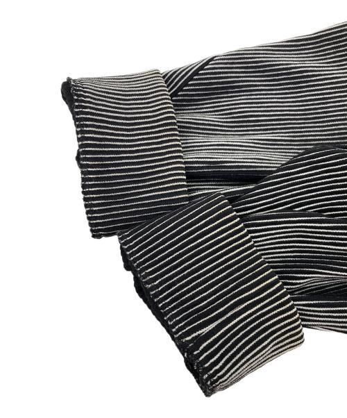 jieda（ジエダ）Jieda (ジエダ) RIPPLE CARDIGAN ブラック サイズ:Mの古着・服飾アイテム