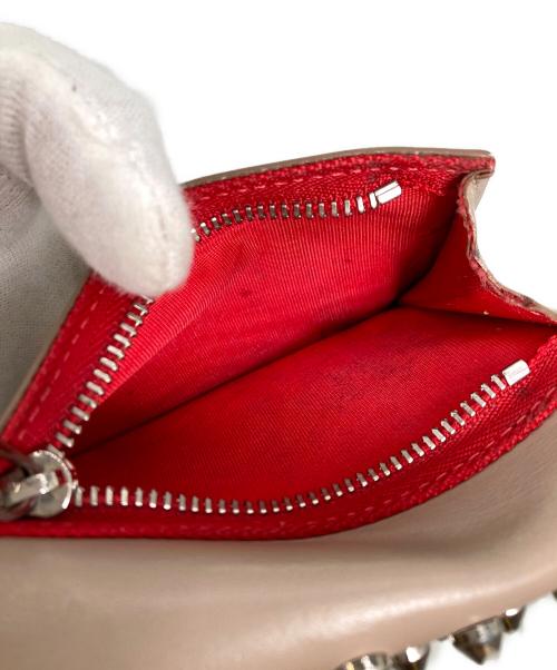 Christian Louboutin（クリスチャン・ルブタン）Christian Louboutin (クリスチャン・ルブタン) 3つ折り財布 ベージュの古着・服飾アイテム