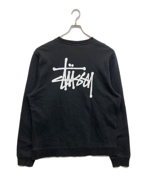 stussy（ステューシー）stussy (ステューシー) ストックロゴスウェット ブラック サイズ:XLの古着・服飾アイテム