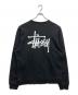 stussy (ステューシー) ストックロゴスウェット ブラック サイズ:XL：8000円