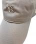 中古・古着 Y's (ワイズ) New Era (ニューエラ) ロゴキャップ グレー 未使用品：8000円